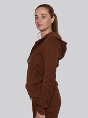 FTH-004: LATTICE HOODIE (CHOCOLATE)
